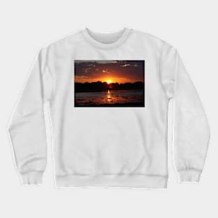 Sunset Reflection on the Water Crewneck Sweatshirt